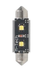 LED spuldze M-Tech B813W-01B - C5W 36mm 2xHP, balta cena un informācija | Auto spuldzes | 220.lv