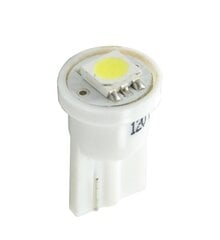 Светодиодная лампа M-Tech LB040W W5W T10 12В, белая цена и информация | Автомобильные лампочки | 220.lv
