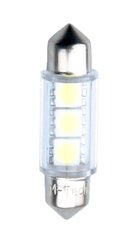 LED spuldze M-Tech LB073W C5W 11x36mm 12V, 2 gab cena un informācija | Auto spuldzes | 220.lv