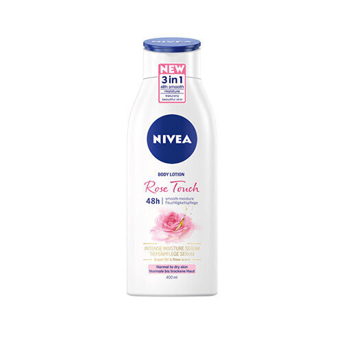 Ķermeņa losjons Nivea Rose Touch Body Lotion 400 ml cena un informācija | Ķermeņa krēmi, losjoni | 220.lv