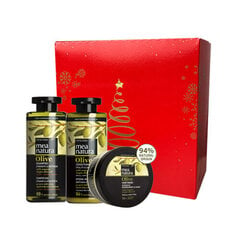 Farcom Mea Natura Olive komplekts sausiem matiem 300x300x250 ml cena un informācija | Šampūni | 220.lv
