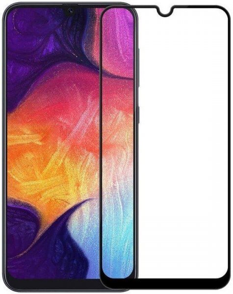 Nillkin Tempered Glass 2.5D CP+ PRO, melns, paredzēts Samsung Galaxy A20/A30/A50/M30/M21 cena un informācija | Ekrāna aizsargstikli | 220.lv