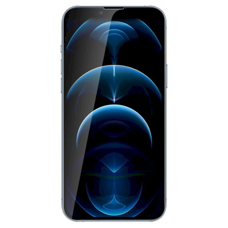 Nillkin 2in1 HD Full Screen Tempered Glass, paredzēts Apple iPhone 13 Pro Max, melns cena un informācija | Ekrāna aizsargstikli | 220.lv