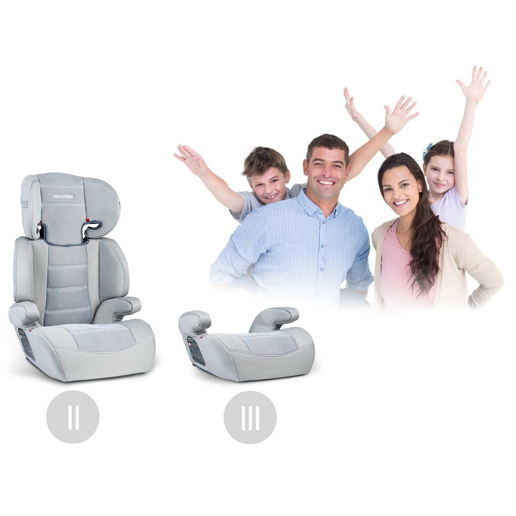 Autokrēsliņš Ricokids Sandro, 15-36 kg, grey цена и информация | Autokrēsliņi | 220.lv