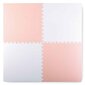 Mīksts paklājiņš-puzle Ricokids, 4 d., rozā cena un informācija | Attīstošie paklājiņi | 220.lv