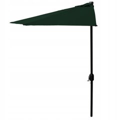 Dārza lietussargs ar kātu Modern Home, puse, zaļš cena un informācija | Saulessargi, markīzes un statīvi | 220.lv