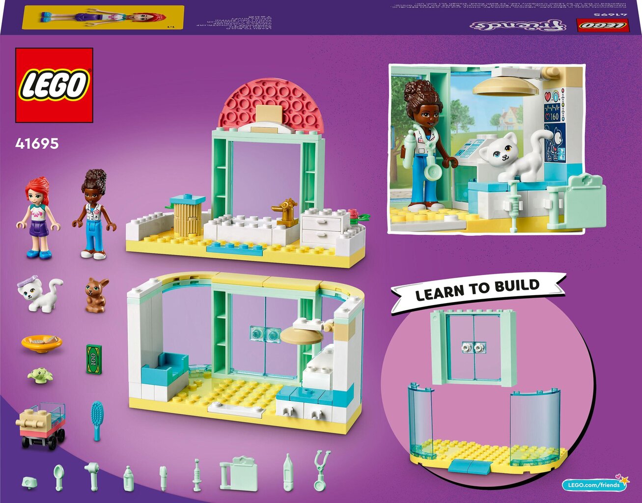 41695 LEGO® Friends Dzīvnieku klīnika cena un informācija | Konstruktori | 220.lv