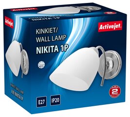 Activejet lampa Nikita cena un informācija | Sienas lampas | 220.lv