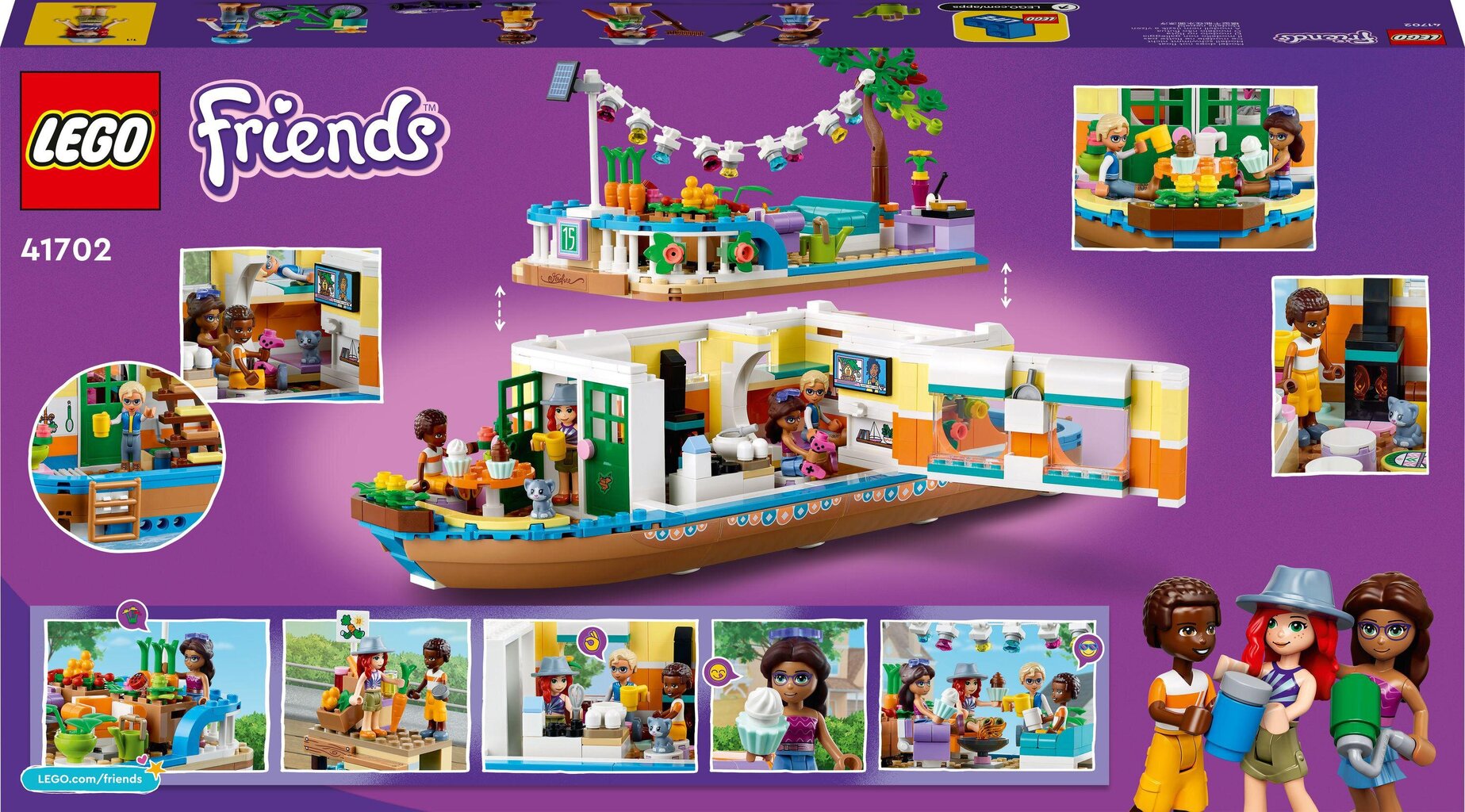 41702 LEGO® Friends Kanālā peldošā māja cena un informācija | Konstruktori | 220.lv