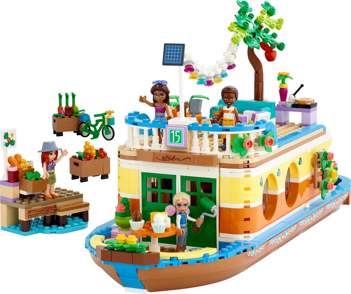 41702 LEGO® Friends Kanālā peldošā māja цена и информация | Konstruktori | 220.lv