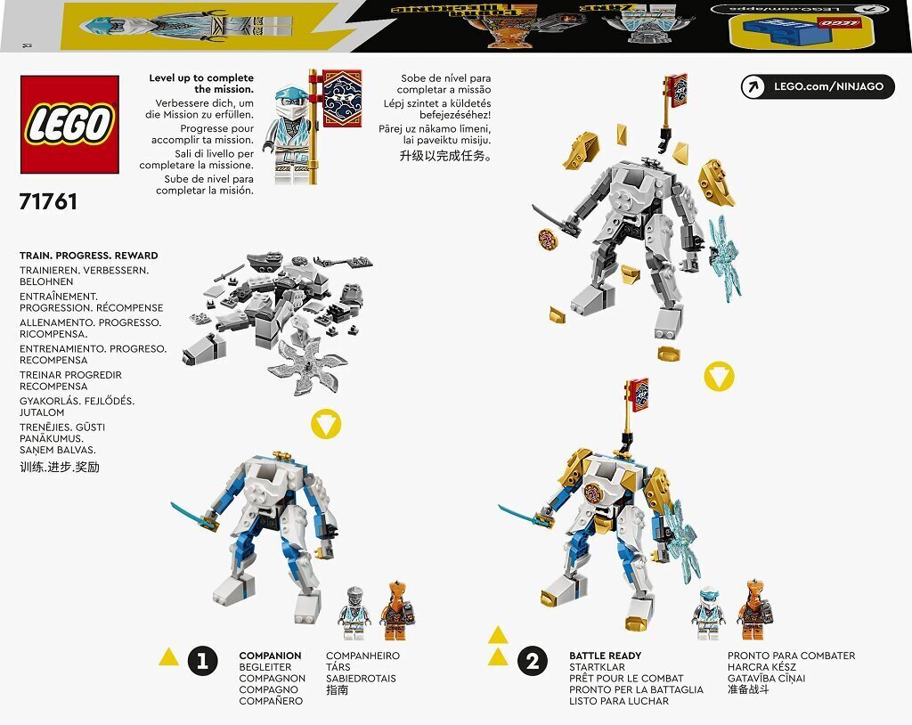 71761 LEGO® NINJAGO Zane varenais robots cena un informācija | Konstruktori | 220.lv