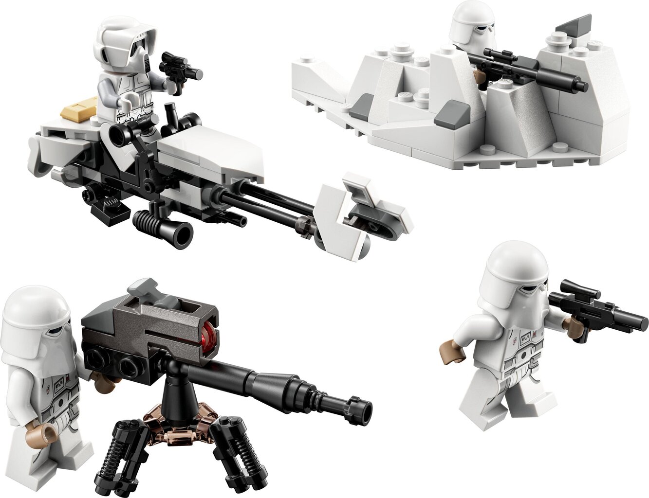 75320 LEGO® Star Wars Snowtrooper kaujas komplekts cena un informācija | Konstruktori | 220.lv