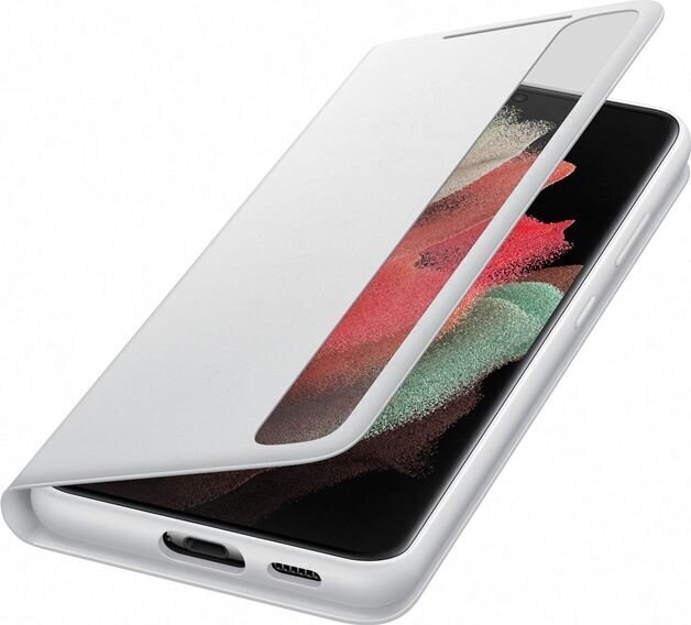 Samsung Etui Smart Clear View maciņš Galaxy S21 Ultra цена и информация | Telefonu vāciņi, maciņi | 220.lv