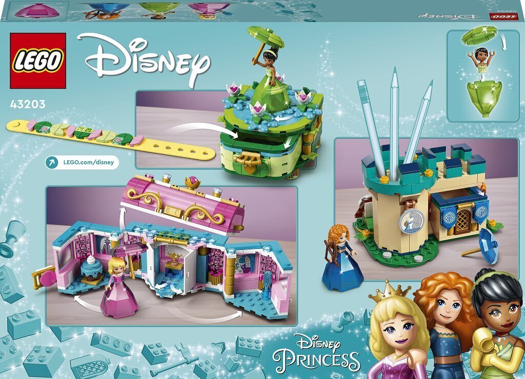 43203 LEGO® | Disney Princess Auroras, Meridas un Tiānas apburtās būves цена и информация | Konstruktori | 220.lv