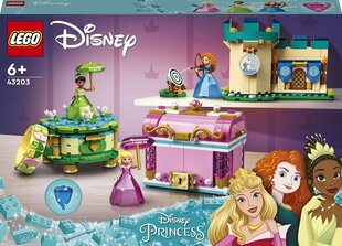 43203 LEGO® Disney Princess Зачарованные работы Авроры, Мериды и Тианы цена и информация | Конструкторы и кубики | 220.lv