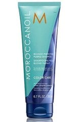 Šampūns gaišiem, blondiem un sirmiem matiem Moroccanoil Blonde Perfecting Purple Shampoo 200 ml цена и информация | Шампуни | 220.lv