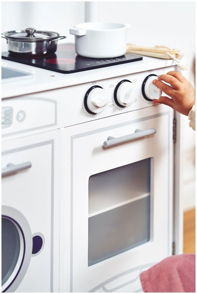 Koka balti virtuves piederumi un priekšauts Mamabrum цена и информация | Rotaļlietas meitenēm | 220.lv