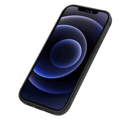 Ādas telefona vāciņš Nillkin Aoge priekš iPhone 12 / 12 Pro, melns cena un informācija | Telefonu vāciņi, maciņi | 220.lv