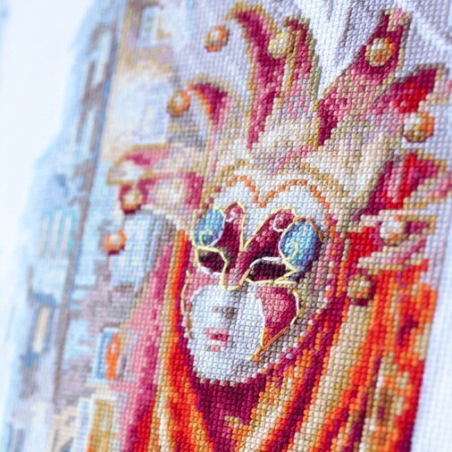 Izšūšanas komplekts Magic Needle "Carnevale di Venezia" 528-555 cena un informācija | Izšūšanas piederumi | 220.lv