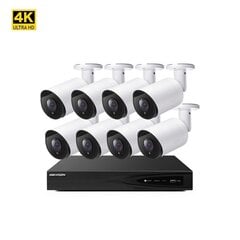 Комплект Hikvision NVR 7608 + 8MP Bullet VAI2085HKB2 цена и информация | Камеры видеонаблюдения | 220.lv
