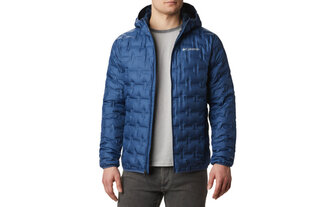 Virsjaka vīriešiem Columbia Delta Ridge Down Hooded Jacket 1875892452, zila cena un informācija | Vīriešu virsjakas | 220.lv