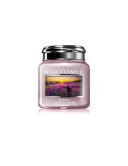 Aromātiskā svece stiklā burciņā Lavender, 390 g цена и информация | Подсвечники, свечи | 220.lv