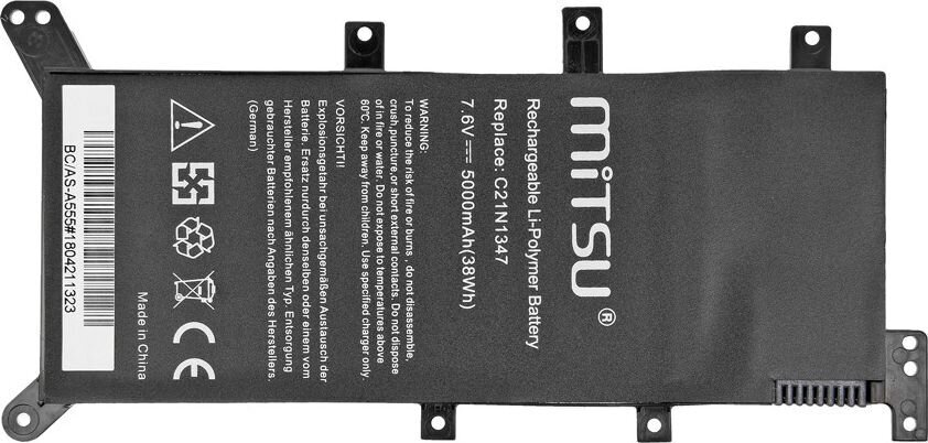 Mitsu BC/AS-A555 cena un informācija | Akumulatori portatīvajiem datoriem | 220.lv