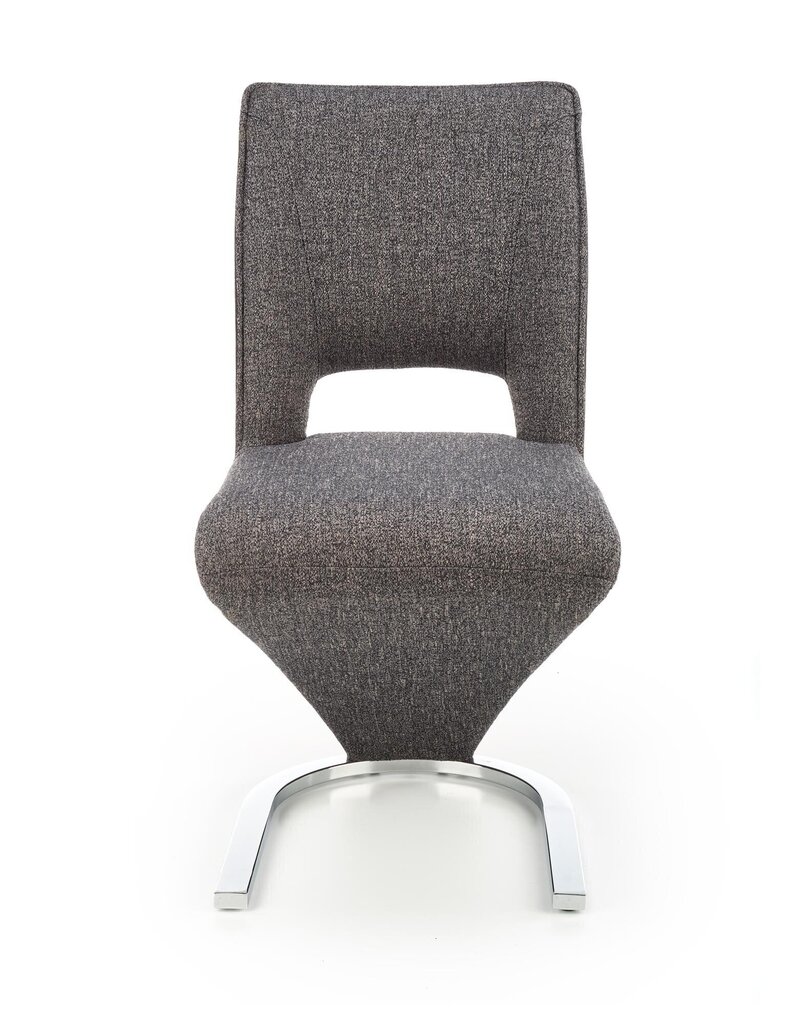 2-u krēslu komplekts Halmar K441, pelēks/melns цена и информация | Virtuves un ēdamistabas krēsli | 220.lv