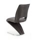 2-u krēslu komplekts Halmar K441, pelēks/melns cena un informācija | Virtuves un ēdamistabas krēsli | 220.lv