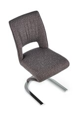 2-u krēslu komplekts Halmar K441, pelēks/melns cena un informācija | Virtuves un ēdamistabas krēsli | 220.lv
