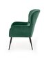 Krēsls Halmar Verdon, zaļš цена и информация | Atpūtas krēsli | 220.lv
