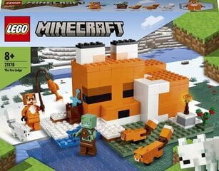 21178 LEGO® Minecraft Lapsu māja cena un informācija | Konstruktori | 220.lv
