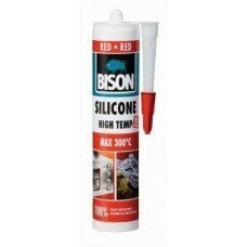 Термостойкий силикон Bison, красный цена и информация | Изоляционные материалы | 220.lv