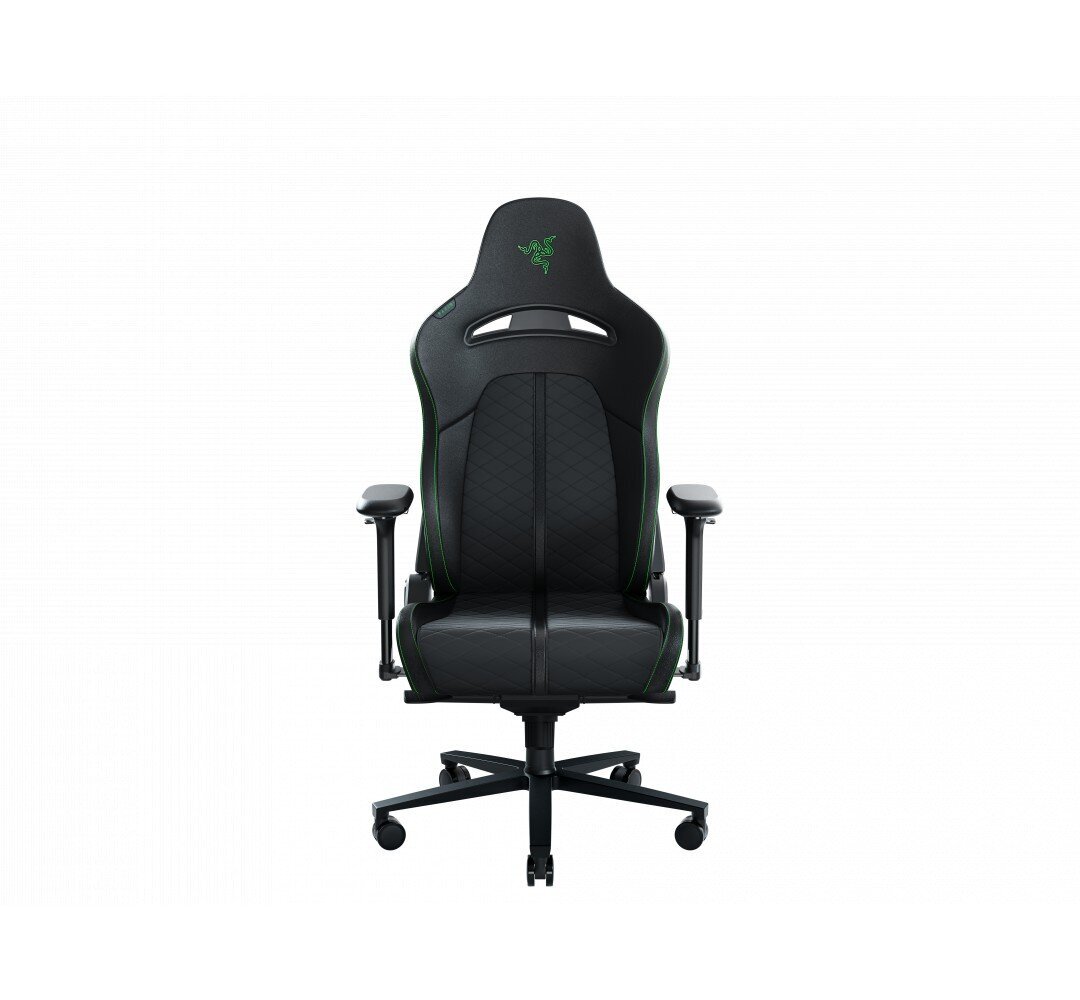 Spēļu krēsls Razer Enki, melns/zaļš cena un informācija | Biroja krēsli | 220.lv