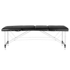 Складной массажный стол ALU COMFORT 3 BLACK цена и информация | Аксессуары для массажа | 220.lv