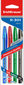 Gela pildspalva ErichKrause R-301 Original Gel Stick 0.5 zila, melna, sarkana, zaļa cena un informācija | Rakstāmpiederumi | 220.lv
