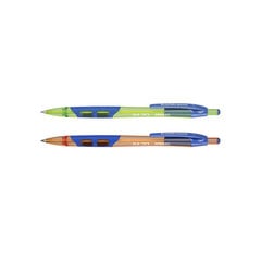 Ручка шариковая автоматическая ErichKrause XR-30 Spring, цвет чернил - синий (в пакете по 2 шт.) цена и информация | Письменные принадлежности | 220.lv