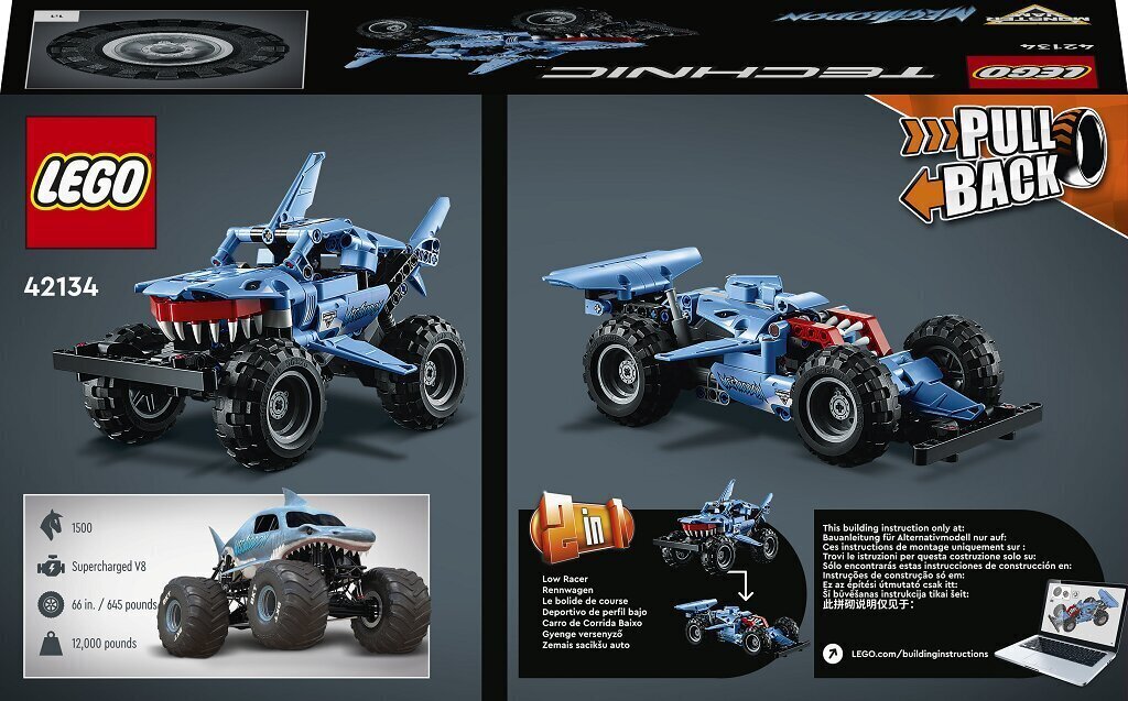 42134 LEGO® Technic Monster Jam Megalodon cena un informācija | Konstruktori | 220.lv