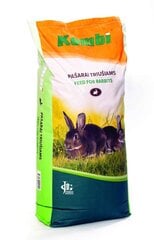 Полнорационный корм для молодых и взрослых кроликов, 25 кг цена и информация | Корм для грызунов | 220.lv