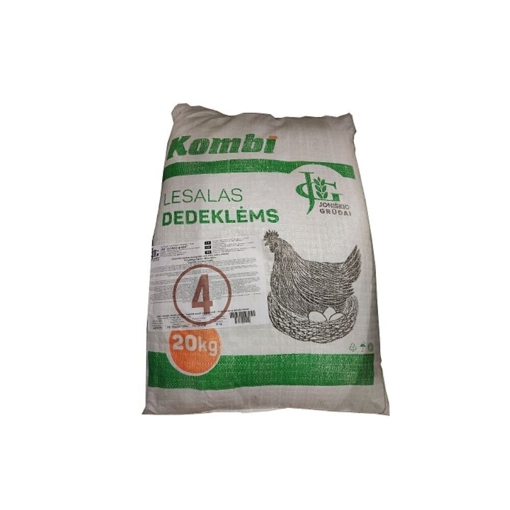 Pilnvērtīga granulu barība dējējvistām, 20 kg цена и информация | Putnu barība | 220.lv