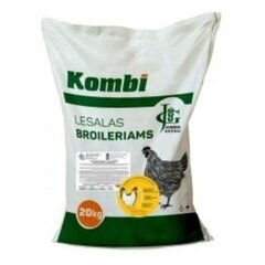 Kompleksā barība broileru cāļiem, 11-28 dienas / 20 kg цена и информация | Корм для птиц | 220.lv