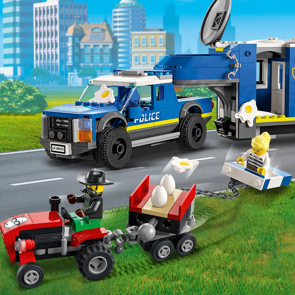 60315 LEGO® City Policijas mobilais komandcentrs cena un informācija | Konstruktori | 220.lv