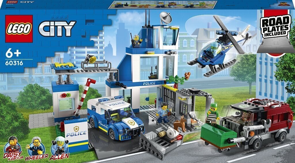 60316 LEGO® City Policijas iecirknis цена и информация | Konstruktori | 220.lv