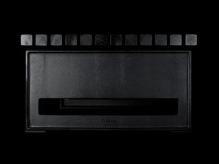Черно-лакированная скамейка из переработанного алюминия и из серой лакированной сосны цена и информация | Скамейки | 220.lv