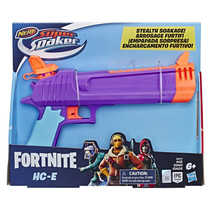 Ūdens pistole Nerf Super Soaker Hc-e Hasbro 6875E Violets cena un informācija | Rotaļlietas zēniem | 220.lv