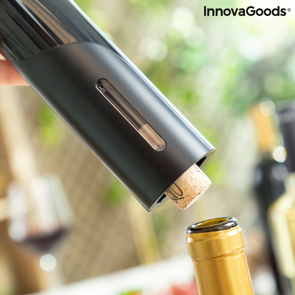 Elektriskais korķviļķis ar vīna piederumiem Corking InnovaGoods цена и информация | Virtuves piederumi | 220.lv