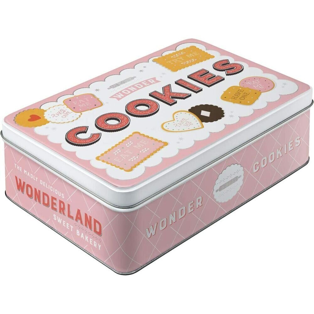 Metāla kaste/plakana 3D Wonder Cookies цена и информация | Trauki pārtikas uzglabāšanai | 220.lv