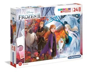 Clementoni: 24el puzzle. Maxi - Super krāsa ledus 2 cena un informācija | Puzles, 3D puzles | 220.lv