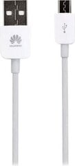 Oriģināls Huawei uzlādes un datu pārsūtīšanas kabelis Micro USB, C02450768A, balts цена и информация | Кабели для телефонов | 220.lv