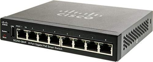 Cisco SG250-08HP-K9-EU cena un informācija | Komutatori (Switch) | 220.lv